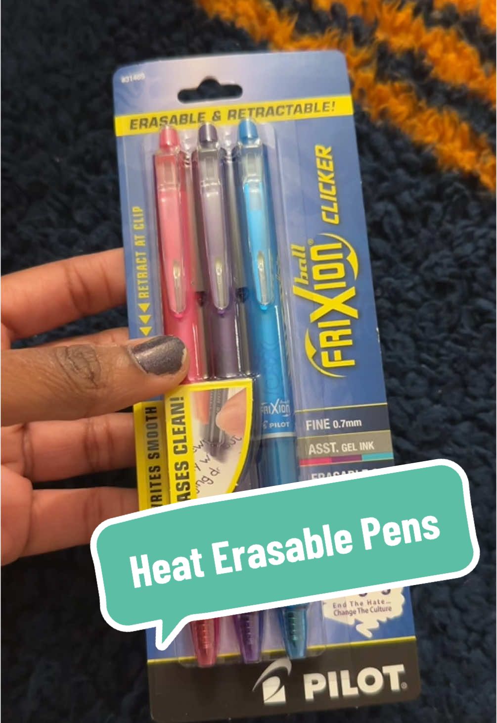 Replying to @High Crafting Heat erasable pens are 🔥. Thanks for the suggestion!! 🪡 #embroidery #beginnerembroidery #heaterasablepens #pilotpens 