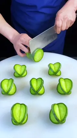 Amazing Sahpes Salad Cutting 🥒🔪#craving #foodasmr #cuttingshapes #art #foodtransformation #cucumbersalad 