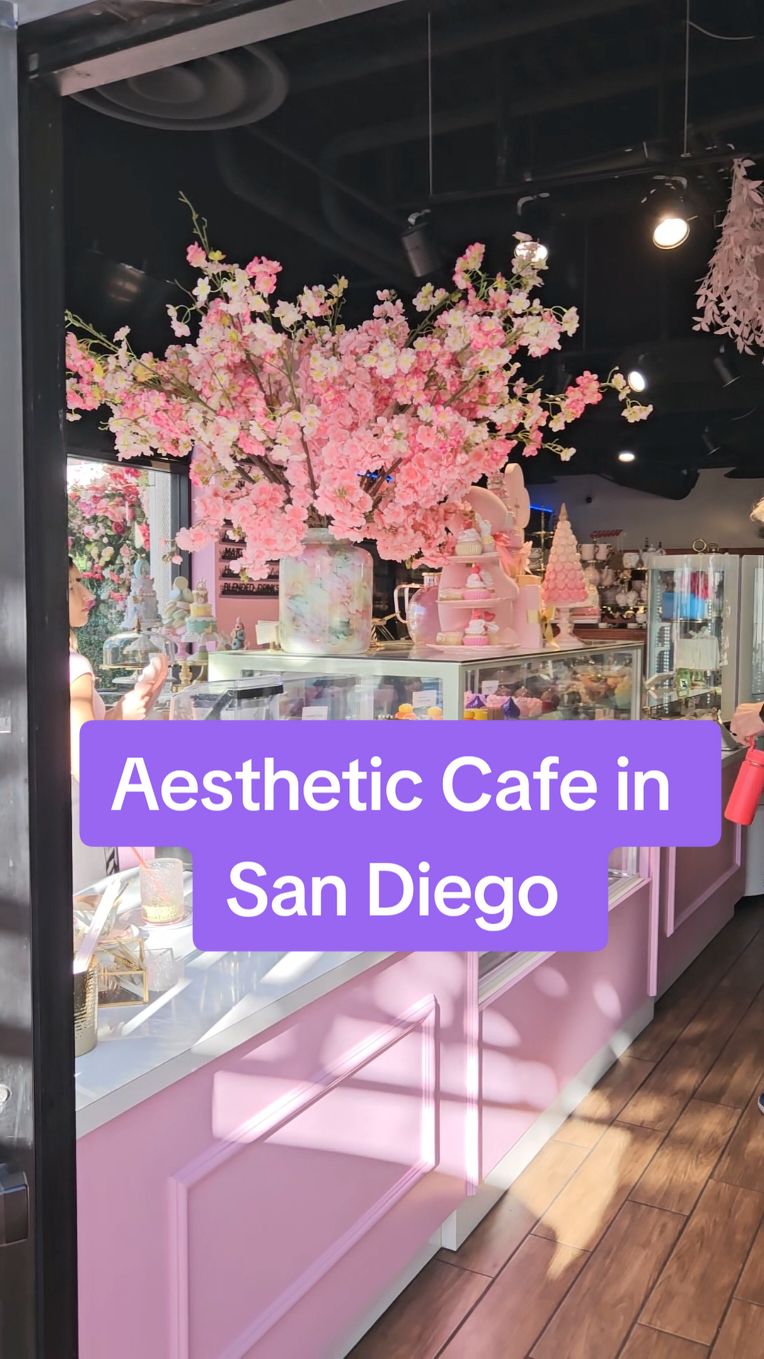 cutest cafe🎀💘🌸 inside Luccas Pizzeria & Market 📍#aesthetic #pinkcafe #brunch #pinkbrunch #cutecafe #cafe #sandiego #sandiegofood #sandiegofoodie  #missionvalley #sd #foodtiktok 