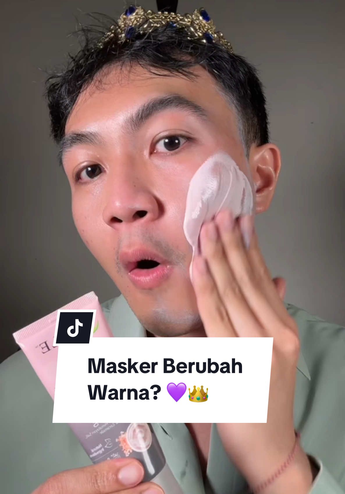 Akhirnya salah satu clay mask favorit baginda ada size jumbonya?! Penasaran coba gak?! 💜🥰👑✨ @Ovale Beauty #kerajaanglowing #longervideos #shopmaster #skincare #skincareviral #masker #maskerviral #claymask #claymaskviral 