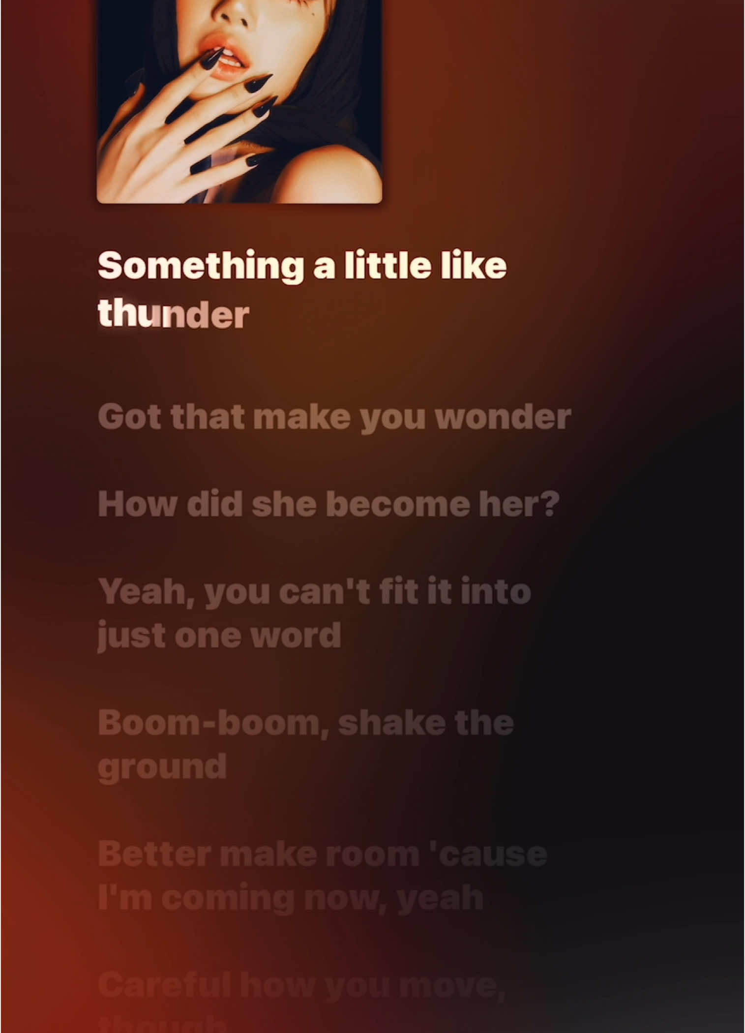 Thunder (Full Song Lyrics) - LISA #nhacvietlyrics 