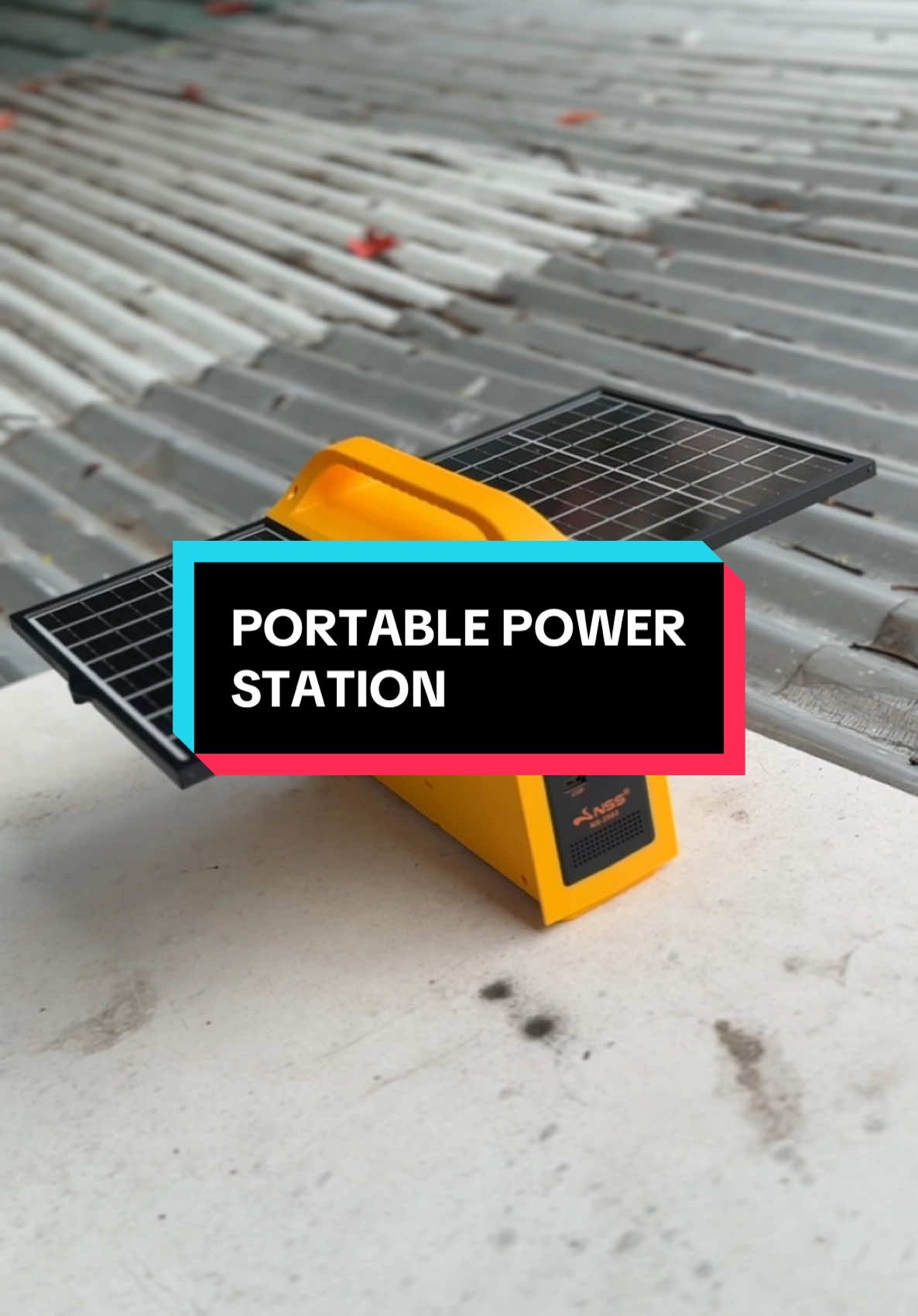 PORTABLE POWER STATION with Built in 200w INVERTER and Solar panel#solarpanel #portablepowerstation #outdooractivities #camping #Hiking #roadtrips 