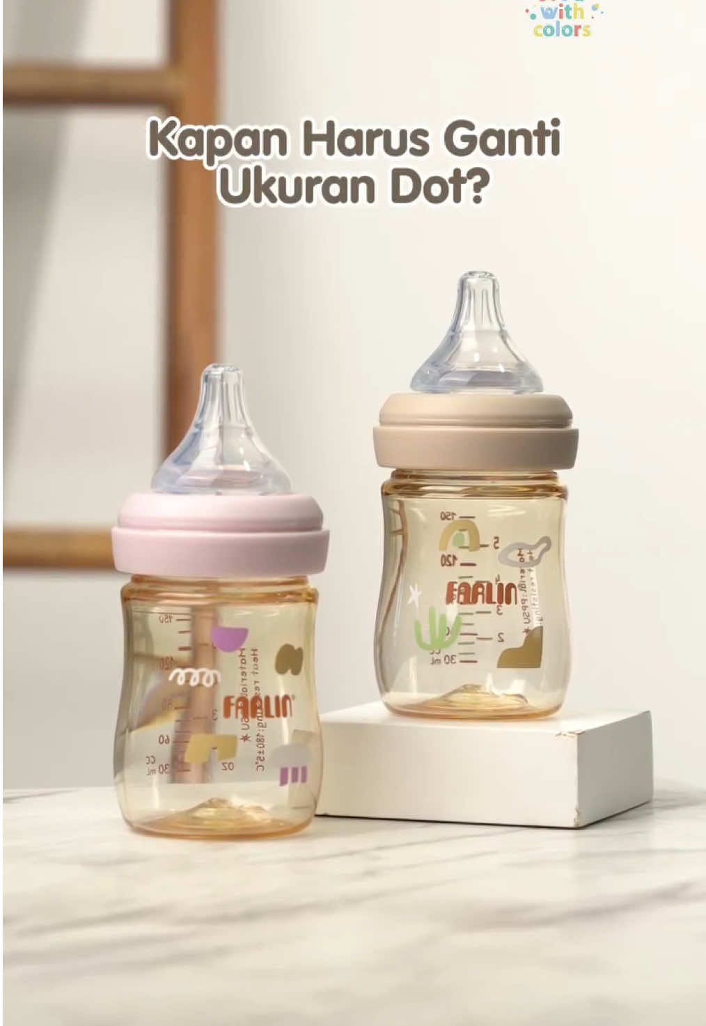 Mulai perhatikan ya Mama, kapan Si Kecil harus mengganti ukuran dot nyaa 🙆🏻‍♀️ #farlin #botolsusu #botolanak #dotbayi #fyp 