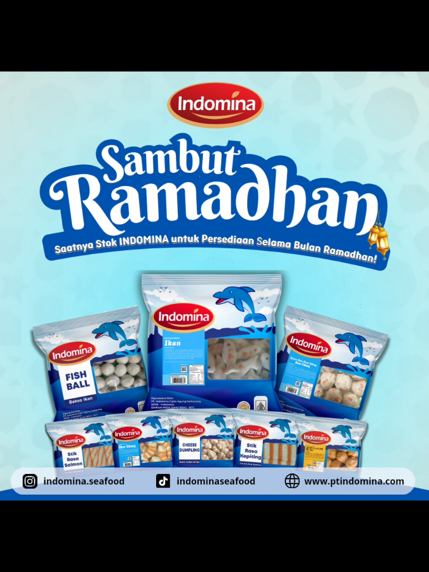 Puasa tinggal menunggu hasil sidang isbat, saatnya amankan stok INDOMINA favoritmu untuk persediaan selama bulan puasa. Masak praktis, Ya INDOMINA! #sambutramadhan #puasaramadhan #menuramadhan #indominaseafood #olahanikan 