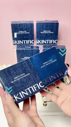 🔥 Yakin gamau checkout cushion limited edition ini? 😋💗 Cuss check out di TikTok Live sekarang!👀  #skintific #mattecushion #cover #fullcoverage #longlasting #5xceramide #bluecushion #denimcushion 