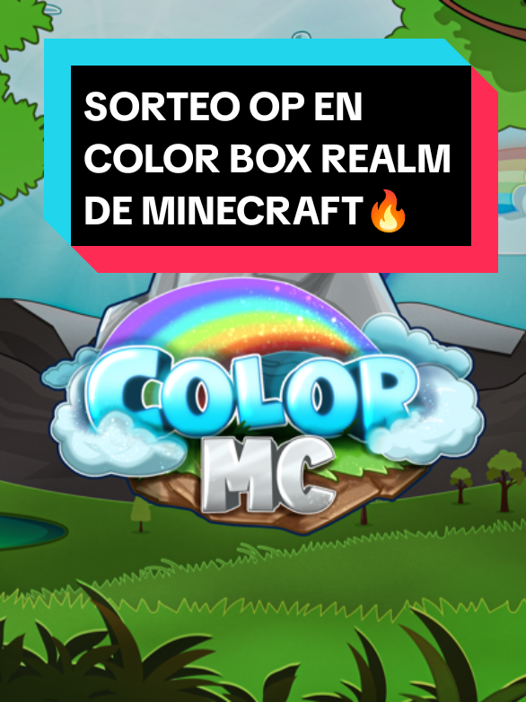 SORTEO EN COLOR BOX ⚠️ES UN REALM DE MINECRAFT BEDROCK NO JAVA⚠️ #sorteoop #sorteo #combo #zeqa #bedrock #java #bugdrock #paratiiiiiiiiiiiiiiiiiiiiiiiiiiiiiii #paratii #servidor #humor #minecraftpvp #combo #boxpvp #realms  #spam #realms