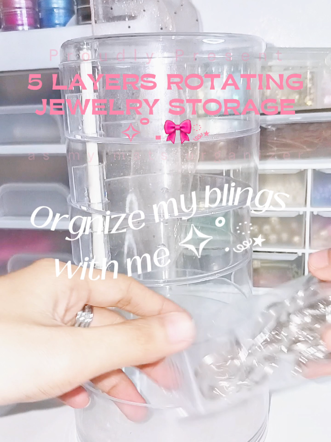 Organize my blings with me... #organizer #organizerideas #organizers #rotatingjewelrystorage #rotatingdisplay #TheAllureResins #creatorsearchinsights 