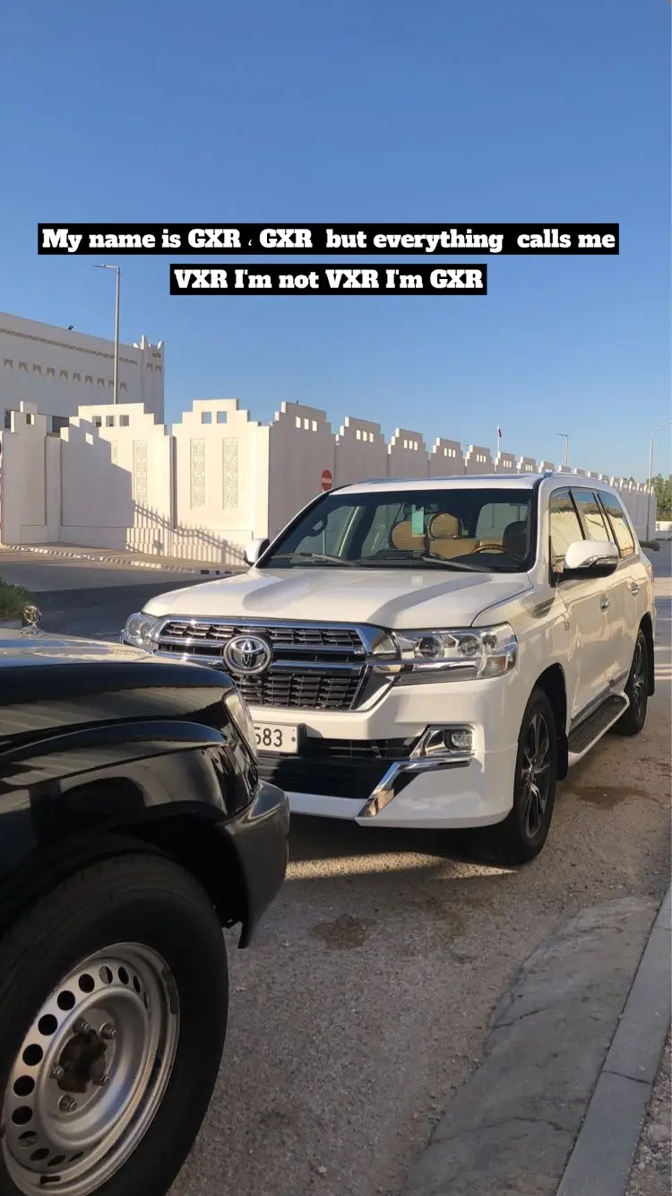 My name is GXR ، GXR  but everything  calls me VXR I'm not VXR I'm GXR