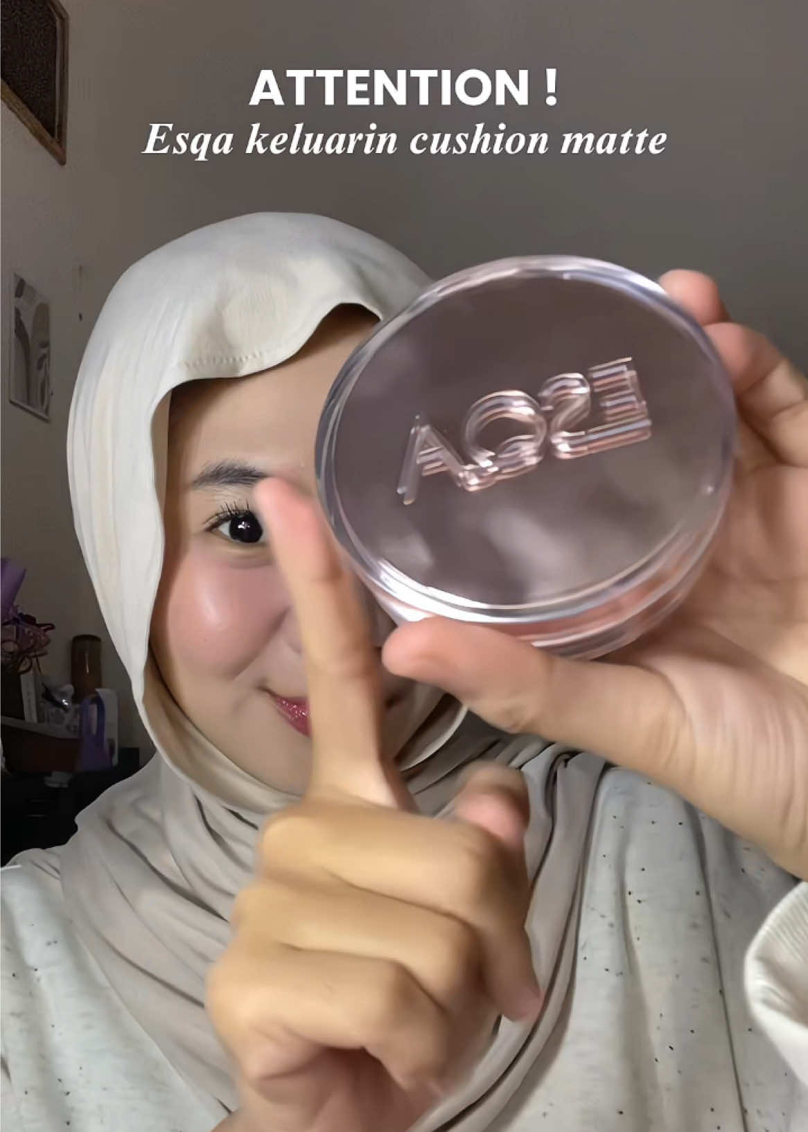 Pecinta matte finish wajib cobain cushion baru dari @ESQA Cosmetics , shock mattenya sempurna, gak overrr jadi pas banget deh 👌🏻✨ #cushionviral 