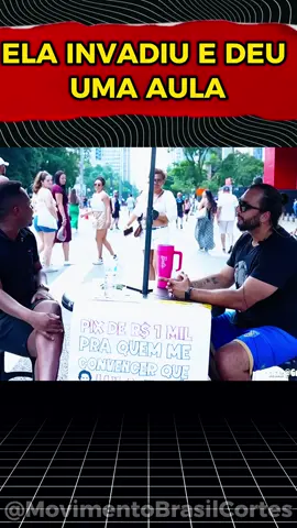 ESSA MULHER DEU UMA AULA E FOI EMBORA @GutoZacariasMBL  #cortesmbl #viralshort #shortsfeed #direita 