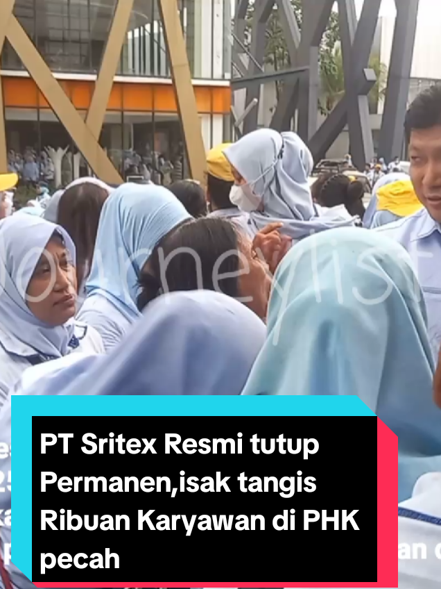 PT SRI REJEKI ISMAN (SRITEX) TBK RESMI BERHENTI OPERASI SECARA PERMANEN MULAI 1 MARET 2025, SEBELUMNYA SRITEX DAN DAN TIGA ANAK PERUSAHAANNYA MENGUMUMKAN PHK MASSAL PADA 26 FEBRUARI 2025. KEPUTUSAN INI MERUPAKAN DAMPAK DARI PUTUSAN PENGADILAN NIAGA SEMARANG YANG MENGABULKAN PERMOHONAN KEPAILITAN DARI PT INDO BHARAT RAYON.SEBANYAK 8.475 TERKENA PHK. #indonesia #journeylist #sukoharjo #Sritex #phk 