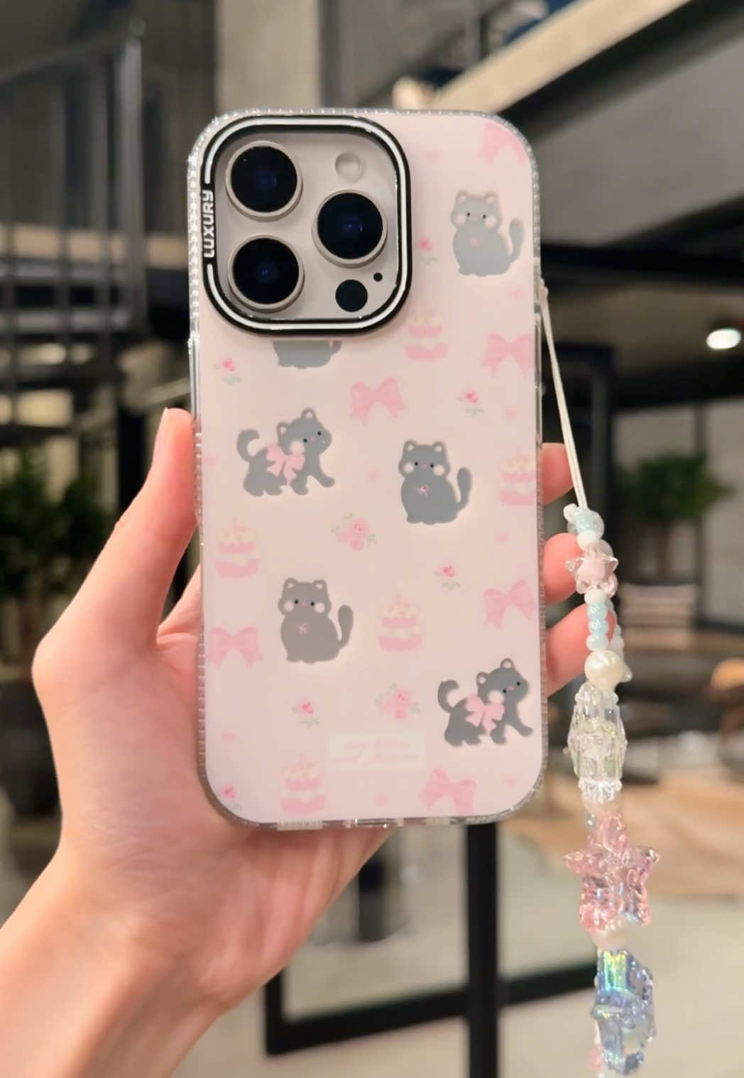 🐱🖤🎀💗 #เคสแถมสายคล้องมือ 