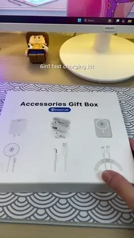 Get this 6 - in - 1 Charging Kit: Fast Charge for just $21 with free shipping! It features Bluetooth headphones, a phone - back charger, a fast charger, a Type - C port, and Apple Watch charging capabilities. It's on sale, so click the link I've shared. #TikTokShopLoveAtFirstFind #spotlightfinds #powerbank #Wholesale 