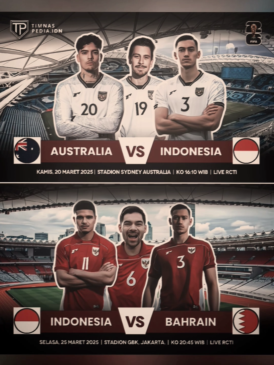 #timnasindonesia #kualifikasipialadunia2026 #australia #bahrain 