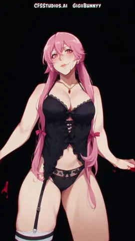 Yuno Gasai | @gigiiwaifu  #yunogasai #mirainikki #anime #aianime #gigiibunny #cfsstudios 