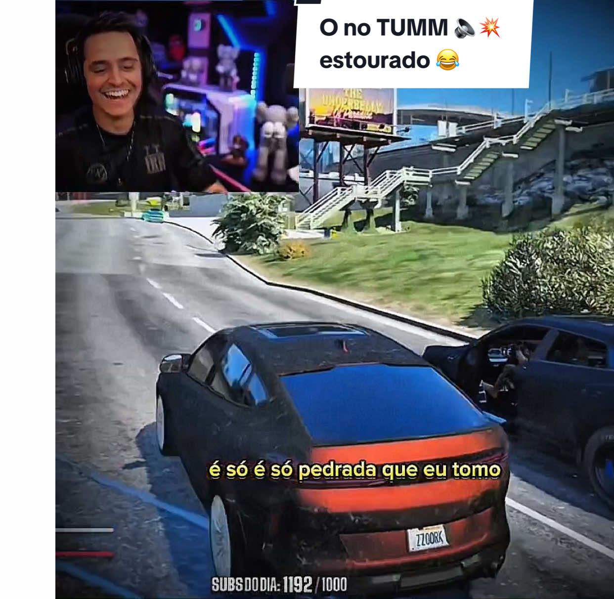 O no TUMM 🔈💥  estourado kkkkkkkk #loud_coringa #cortesloudcoringa #gta5 #gtarp 