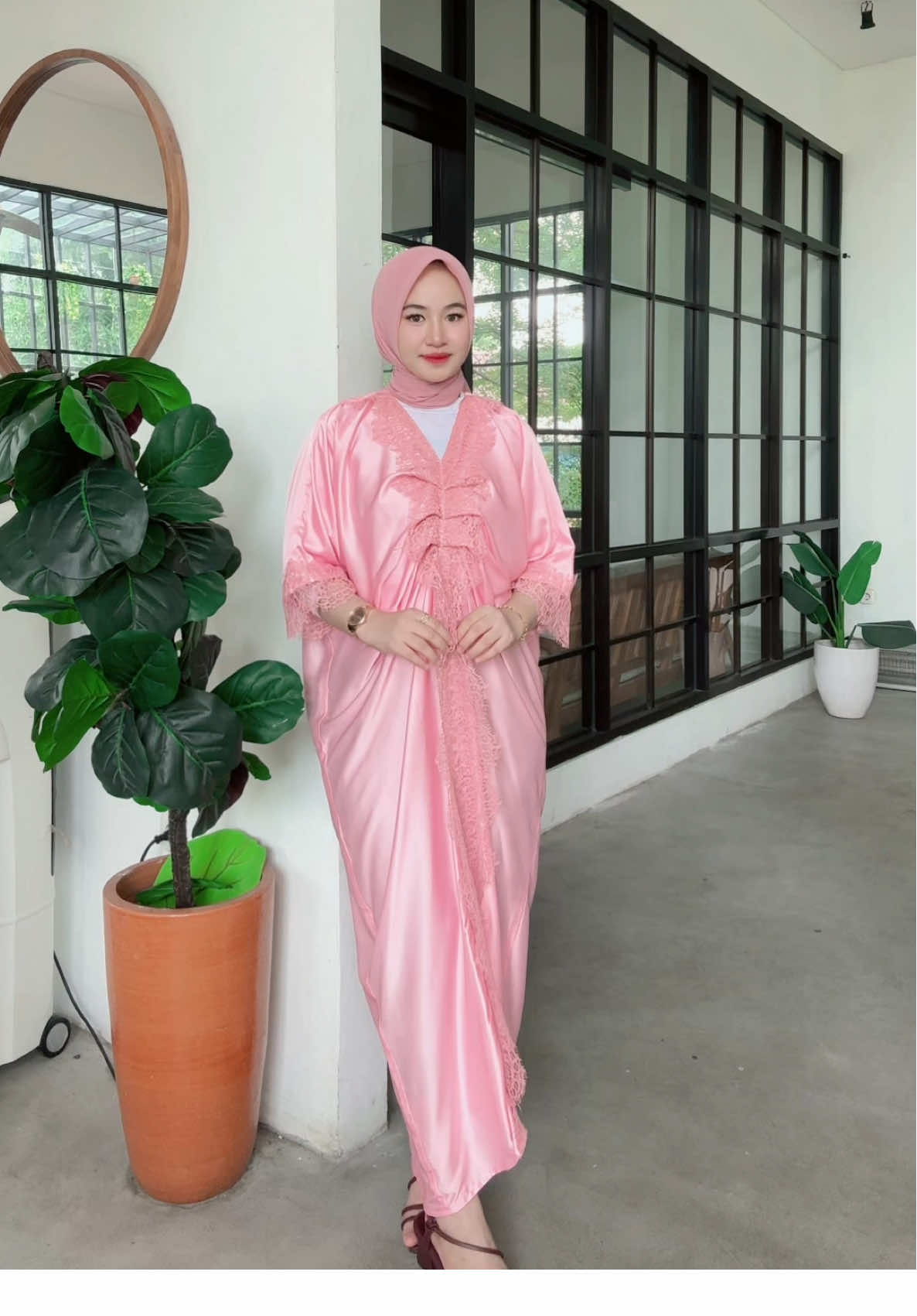 Kaftan araya warna rose gold 💫😍 #raya2025 #kaftanmewah #bajulebaran 