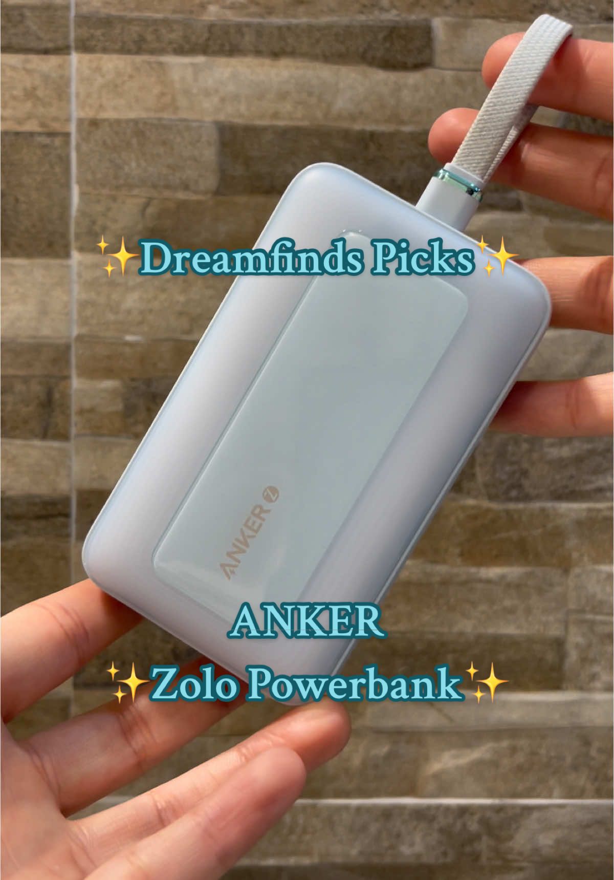 ✨Dreamfinds Picks✨ Anker Zolo Powerbank  ✨Available in 10000mah/20000mah ✨Also Available in Pastel Pink & White ✨High Speed Charging 30W ✨with Usb C input & output ✨with built-in USB C Braided Strap ✨Very Cutesy and reliable Click the Yellow Basket to get yours now💛💛 Follow for more Dreamfinds Picks✨ Thank you✨ #powerbank #ankerpowerbank #ankerzolo #ankerzolopowerbank #fastcharger #TypeCcharger #iphonepowerbank #recommendedpowerbank #viralontiktok #viral #viralvideo #fyp #fypage #fyppppppppppppppppppppppp #promoteproducts #tiktokbestsellerproduct #thingsworthbuying #creatorsearchinsights #affiliatetiktok #affiliatetiktokshopforbeginners #powerbankrecommendations #ankermagsafepowerbank #powerbankfortravel #powerbanktypec #cutepowerbank #cutesypowerbank #dreamfindspicks #electronicgadgets #bestgadgets #bestpowerbanks #musthavepowerbank #musthave #powerbankviral #10000mah #powerbankfastcharging #engagement #budolfinds #foryoupage #giftideas #ankerph #tiktokmademebuyit 