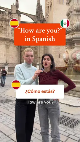 ¿Cómo estás? 🇪🇸 Discover the different ways to ask how you're doing in Spanish. #learnspanish #spanishphrases #praticespanish #conversationalspanish