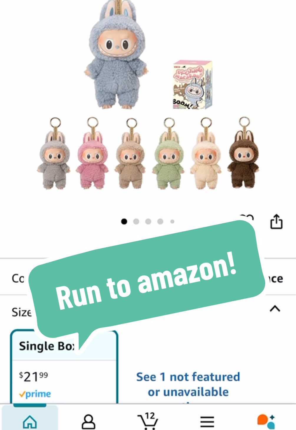 RUN to Amazon! I also have it linked in my Amazon storefront under cool things! #labubu #monsters #popmart #amazon #labubumacarons #labubuhaveaseat 