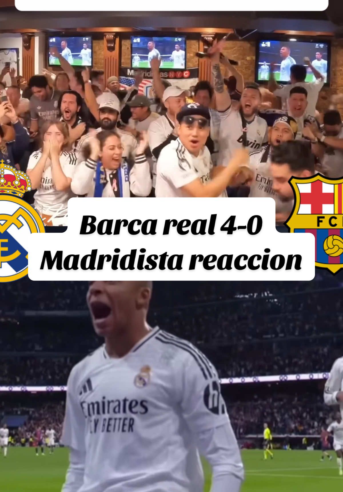 reaccion del barcelona vs real madrid | Barca vs Real Madrid 4 0 | lamine Yamal  #creatorsearchinsights #barca #barcelona #viscabarca #lamineyamal #raphinha #barcavs #culers 