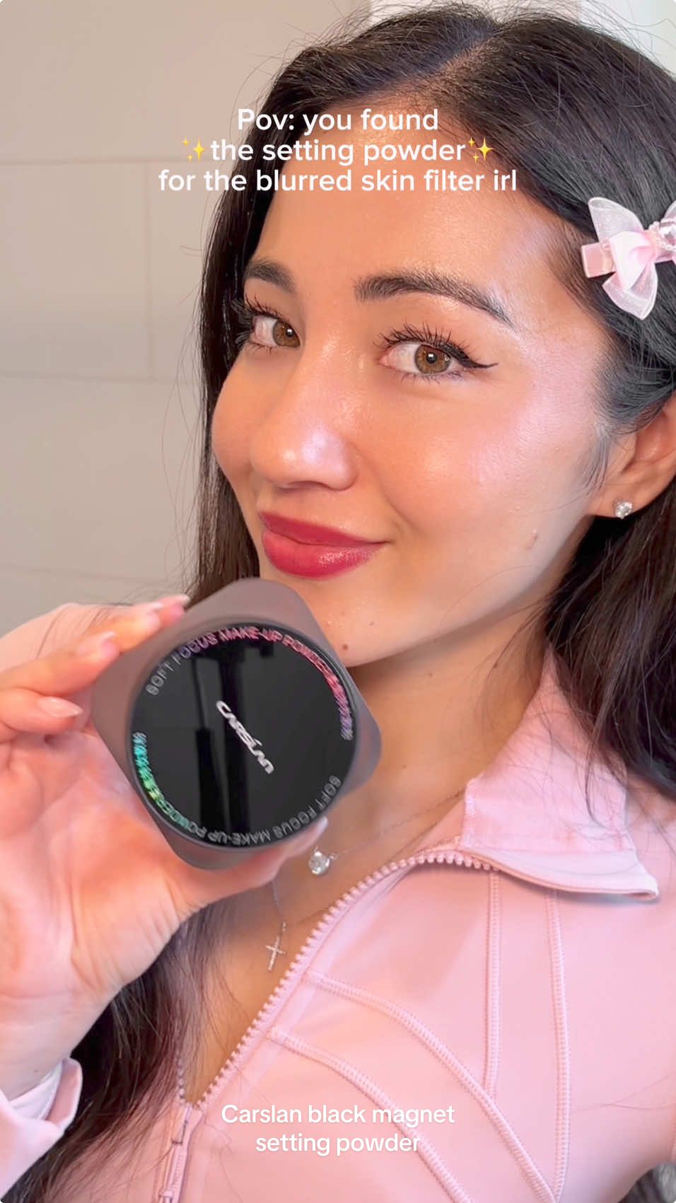 Let’s try out the TikTok viral @carslan_us Black Magnet Pressed Powder! 💕 #flawlesspowder #viral #settingpowder #makeup #beauty #waterproof #CarslanPowder #facepowder #viralmakeup #makeupreview #BeautyReview #beautyblogger #beautyasmr #makeupasmr #blurredskin #oilcontrol #makeuphack #makeuptips #chinesemakeup #carslan #loosepowder #CapCut 