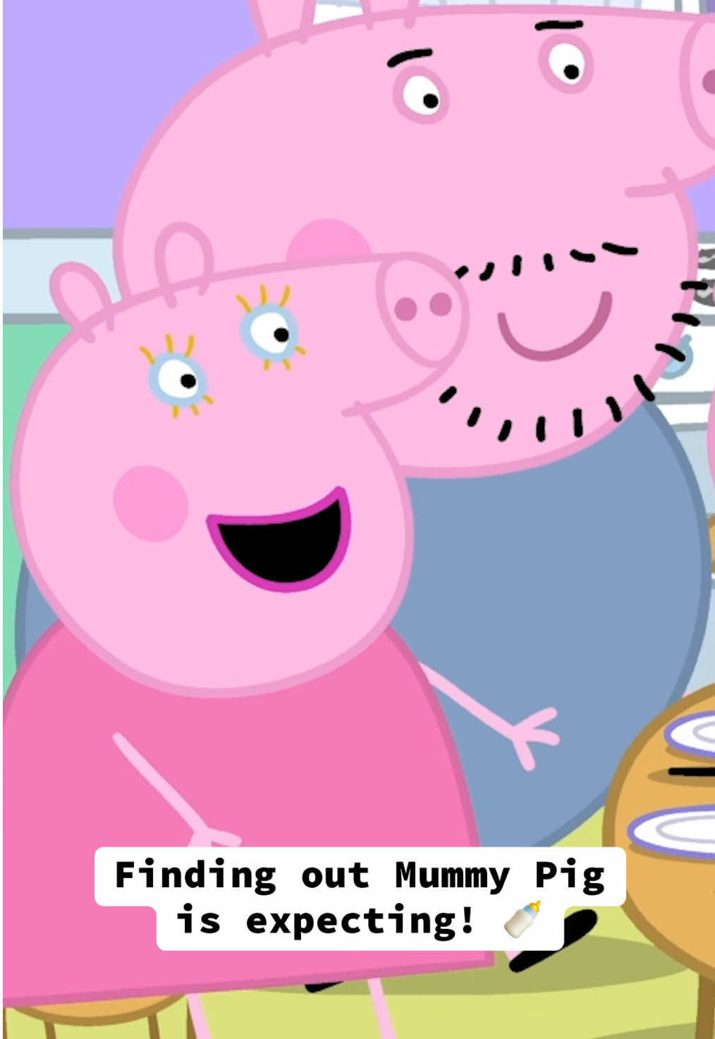 Exciting things are happening for Peppa, George, Mummy and Daddy Pig! We can’t wait to welcome the newest addition later this year 🍼❤️ #peppapig #expectingpigchanges #baby #pregnant #pregnancy 