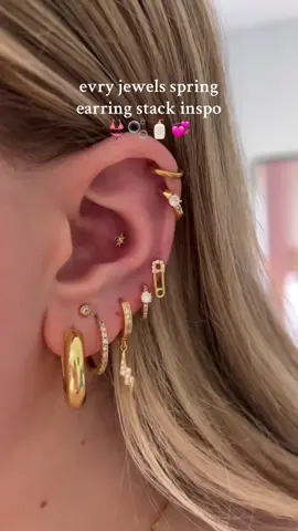 ear stack goals🤭 #evryjewels 
