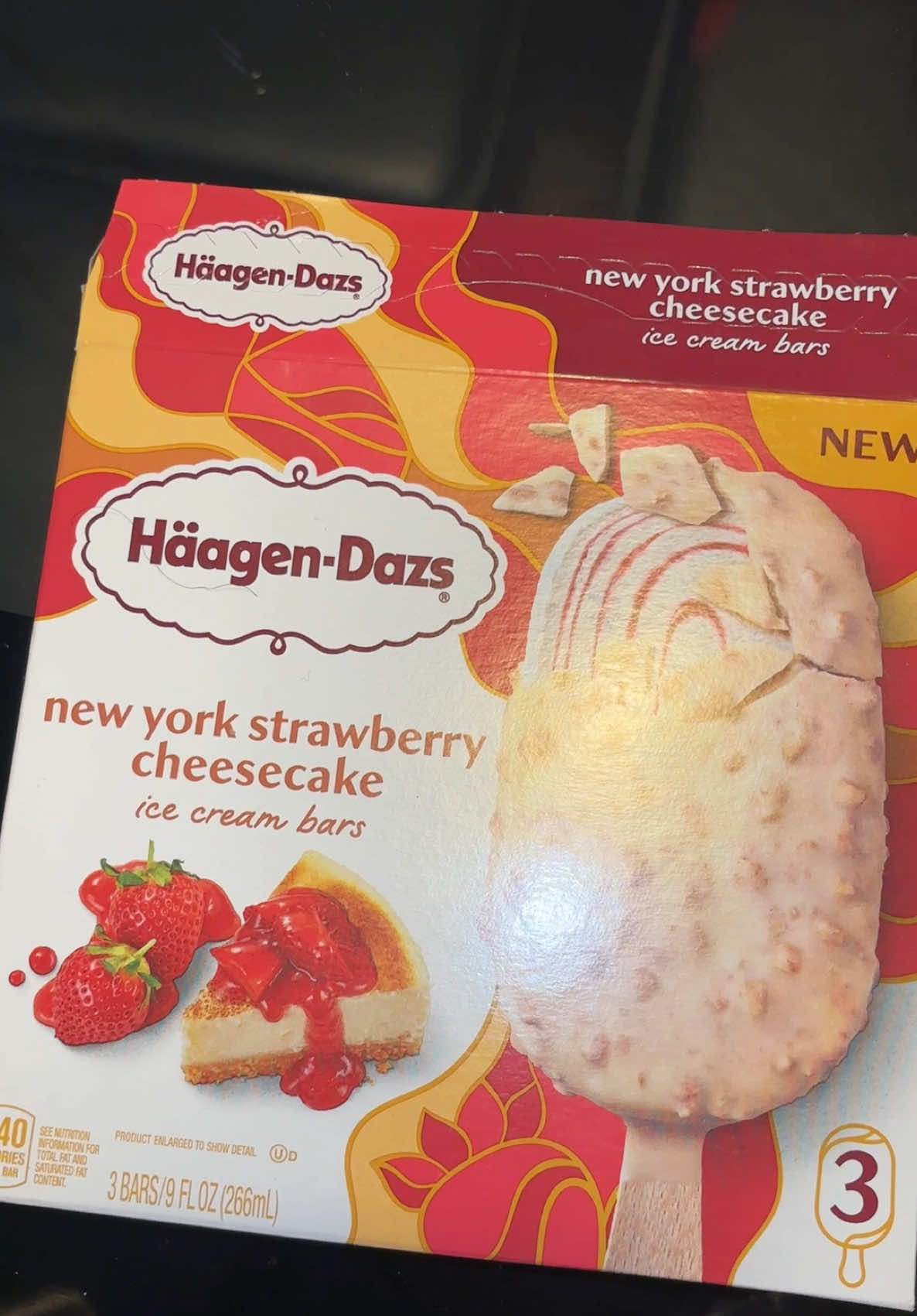 DISGUSTING! I’m actually traumatized. 😢 Ship them all to me so I can save the world from experiencing this pain & agony 👀 #haagendazs #strawberrycheesecake #icecream 