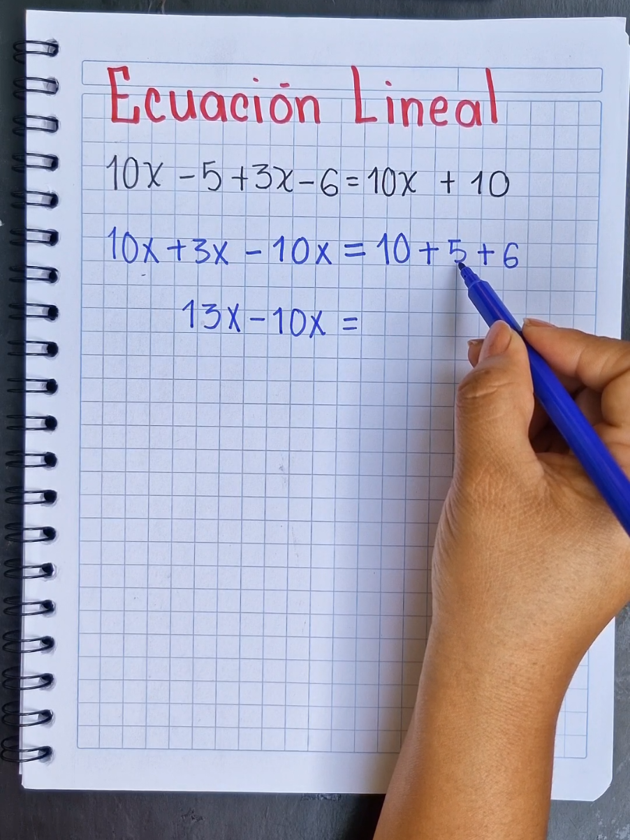 Ecuación Lineal #profe_dinia #matematica #ejercicios #Ecuación #Ecuaciónlineal 