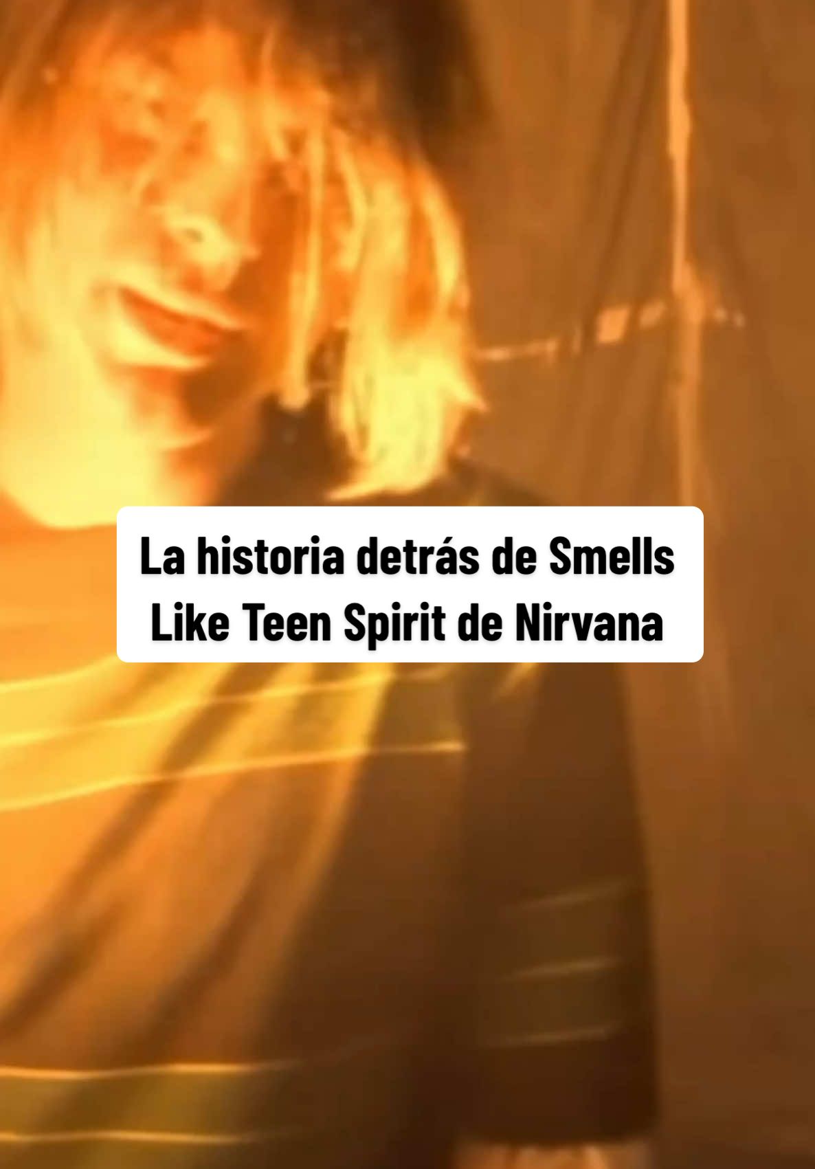 La historia detrás de Smells Like Teen Spirit de Nirvana ✍🏼 #historia #musica #pop #rock #grunge #nirvana #kurtcobain #fyp #parati 