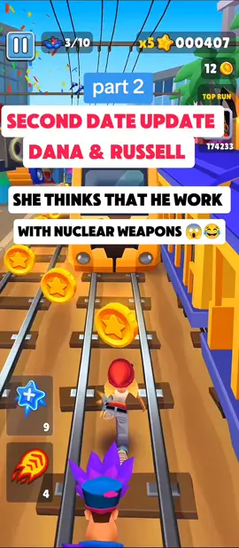 part 2 She thinks that he work with nuclear weapons 😂 #seconddate #brookeandjubal #seconddates #jubalfresho #datingdaries #seconddateupdate 