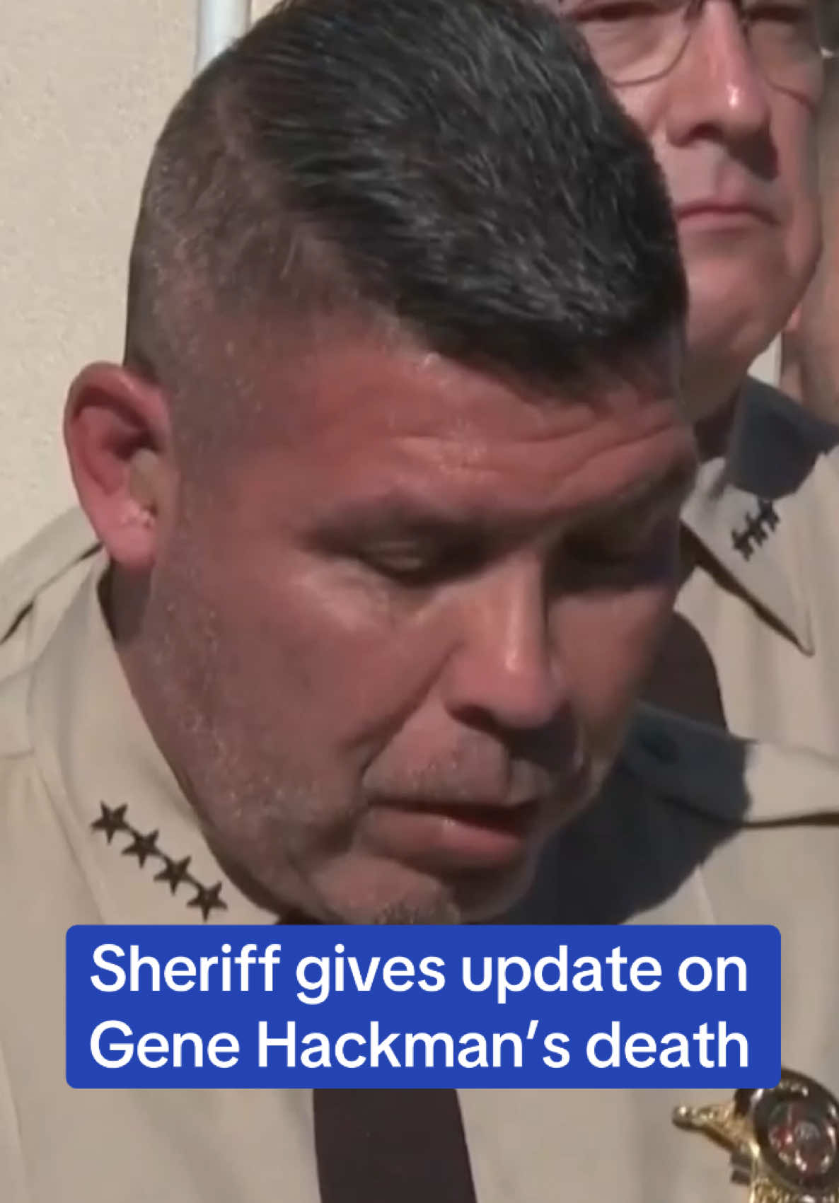 A New Mexico sheriff gave an update on the investigation into the death of Gene Hackman and his wife Betsy Arakawa. He revealed two cellphones, two bottles of medication, one bottle of Tylenol, medical records, and a monthly planner were collected from the residence. He also said the deceased both tested negative for carbon monoxide.  🎥 Reuters  This is a developing story. Follow Daily Mail for updates.  #genehackman #rip #celebnews #celebritynews #newmexico 