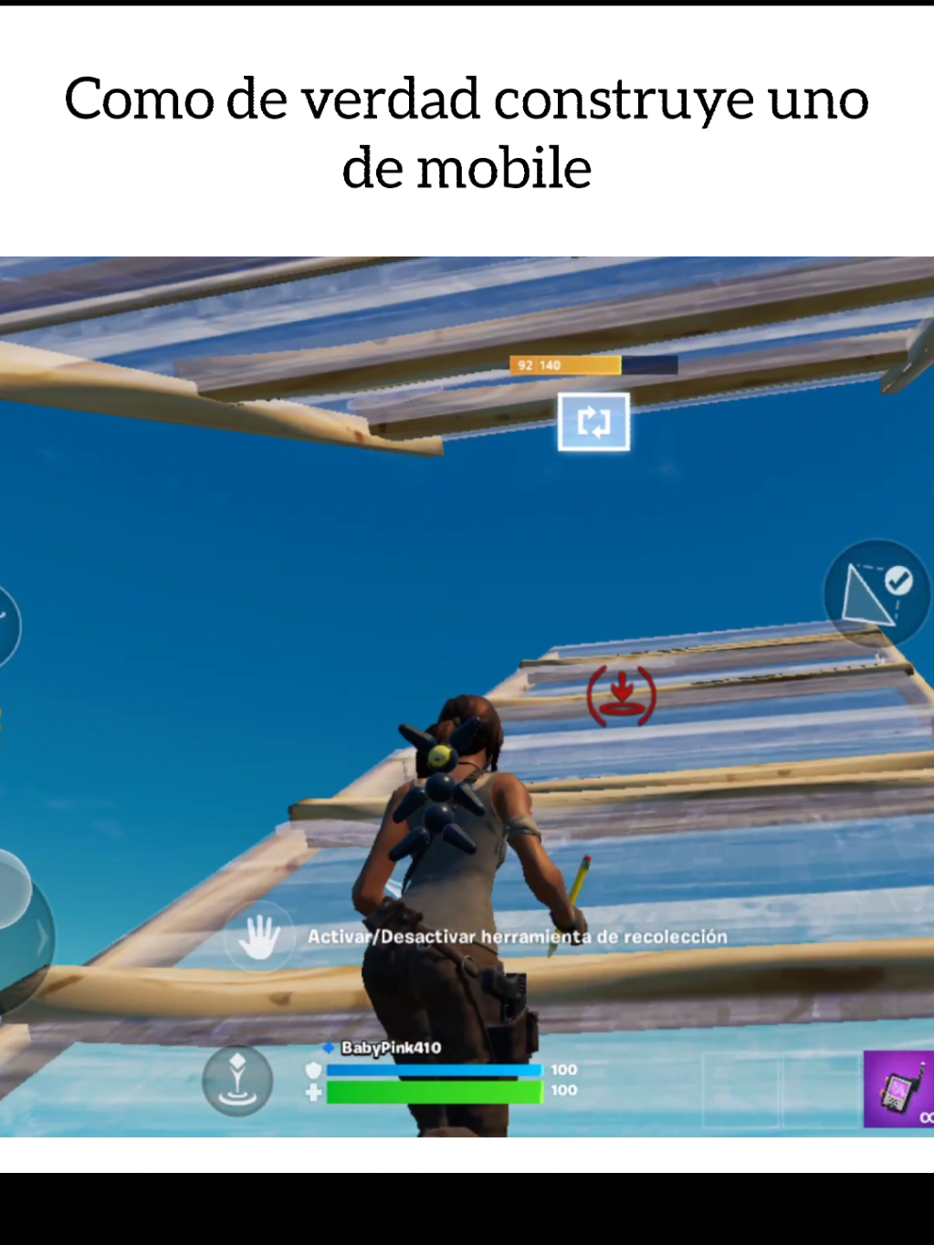 como construye alguien de mobile  #viral #fornitepro #parati #fortnitebr #fortnite #fortnitefyp #forniteclip #foryoupage 