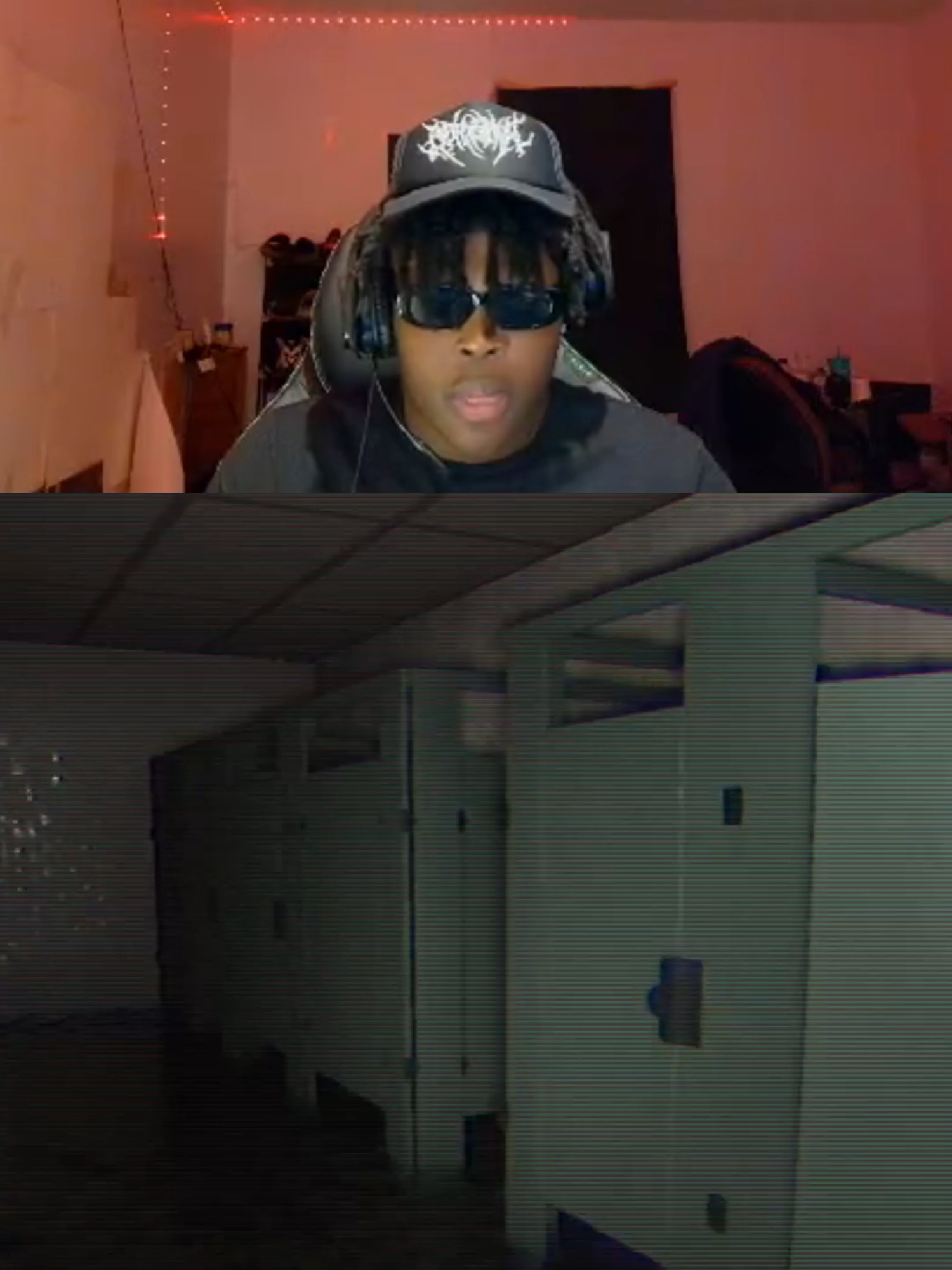 bro had no where to go 😂 (Twitch/YT: HeyyVance) #theclassrooms #scarygames #jumpscare #fypage #viral