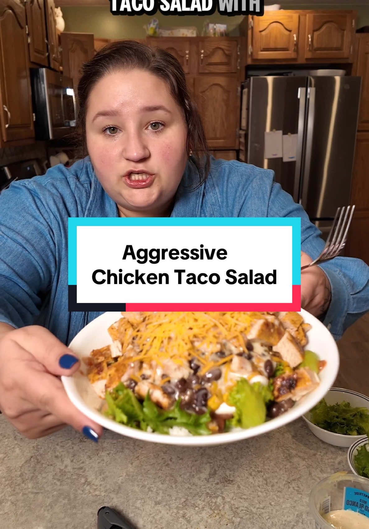 #AggressiveTutorials #AggressiveTutorialLady #AggressiveCookingShow #AggressiveCookingTutorials #Aggrecipes #tacosalad #tacolimechicken #easytacosalad 