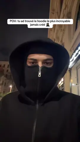 Découvrez le premier hoodie avec balaclava intégré 💫 livraison gratuite dans toute la France🇫🇷