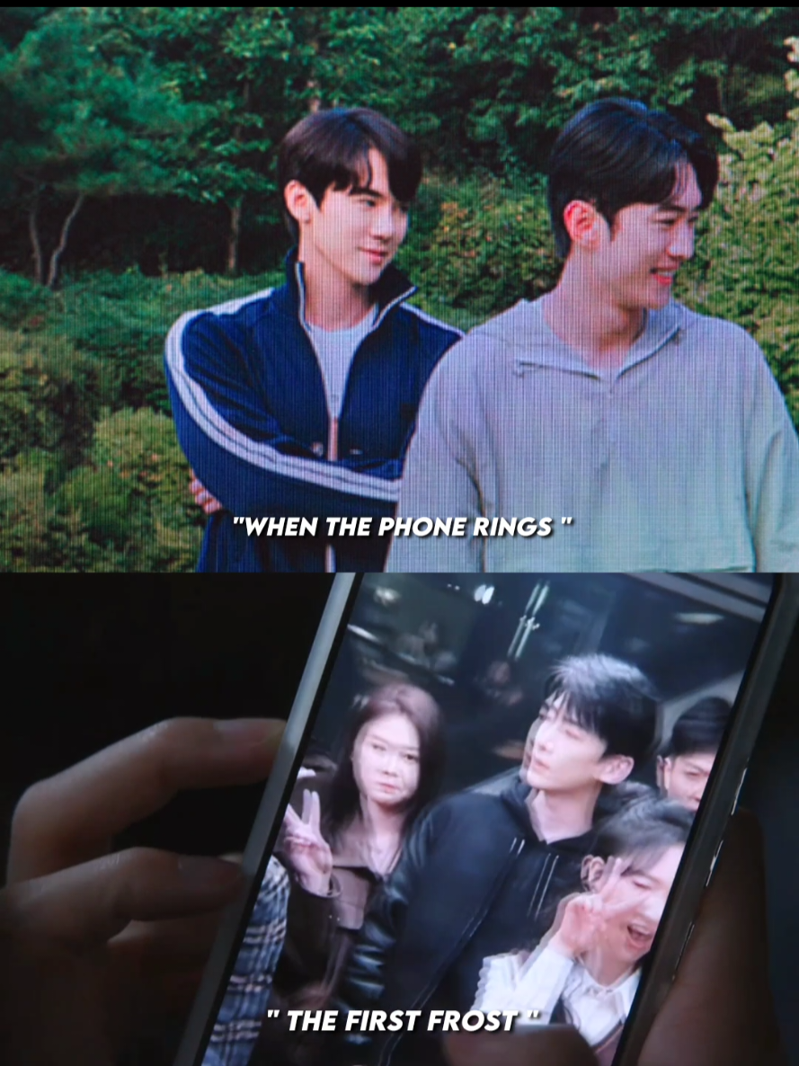 This scene from firs frost gave me a memory of when the phone rings, same scene, different people #thefirstfrost #fyp  #whenthephonerings #kdramaedit #cdrama 