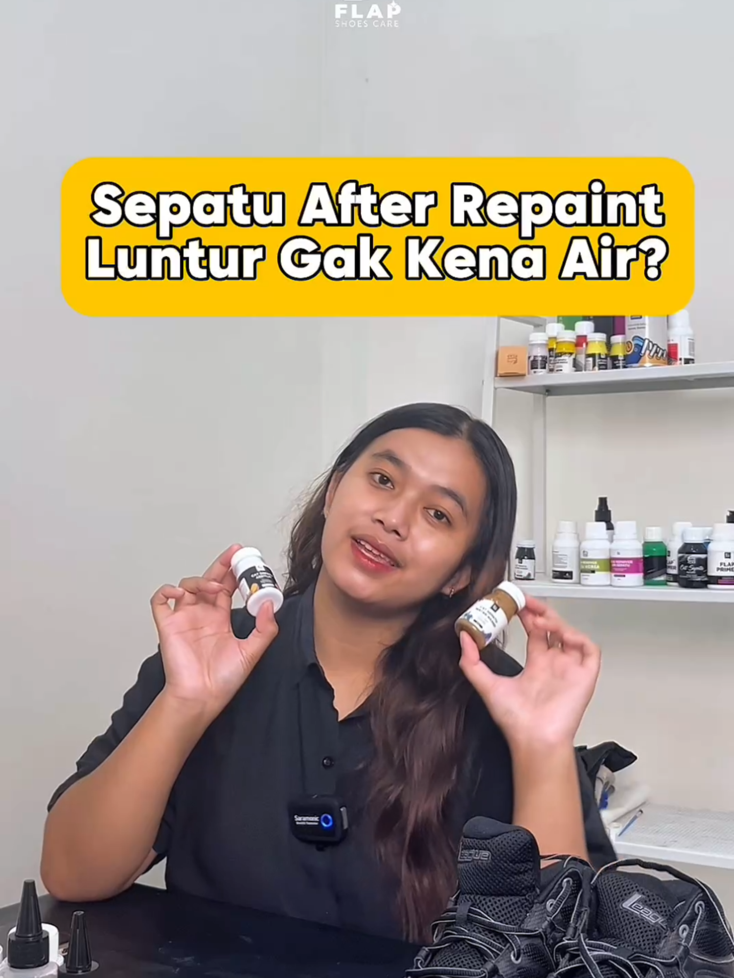 Ikutin tips ini biar sepatu kamu gak gampang luntur gaess #RamadanEkstraSeru #Ramadan #shoescare #FLAPitclean #repaint #catsepatu #treatmentsepatu #flapshoescare