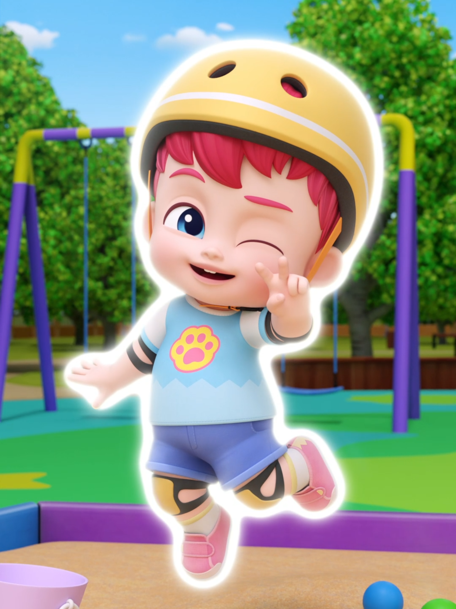 Wallking Walking on the playground!🛝 #playground #walkingwalking #song #Bebefinn #Bebefinnsong #nurseryrhymes #education #tiktokkids #baby #bebes #animation 