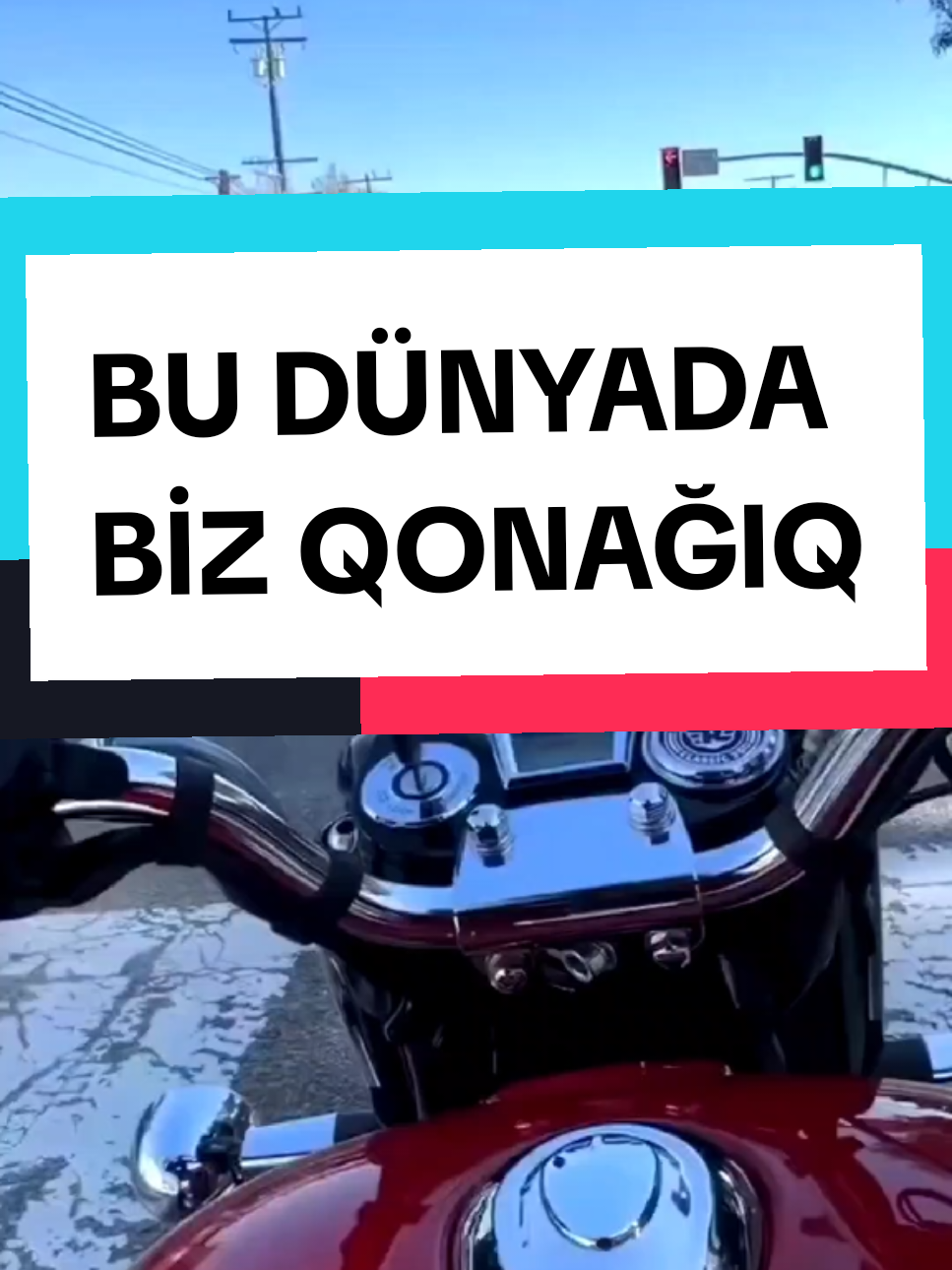 BU DÜNYADA  BİZ QONAĞIQ #həyat  #motivasiya 