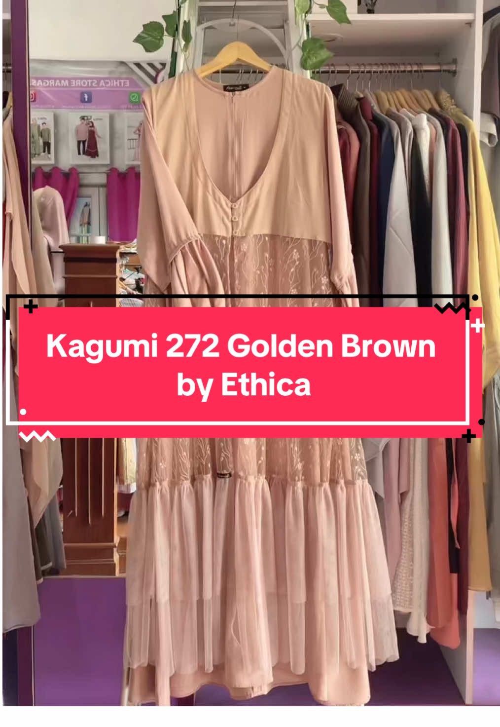 **Gamis Kagumi 272 by Ethica** – Tampil anggun dan penuh pesona dengan sentuhan desain elegan dari Ethica. Terbuat dari bahan berkualitas seperti Wolly Crepe dan Rayon yang nyaman, adem, dan mudah dijaga, gamis ini hadir untuk memberikan kenyamanan sepanjang hari tanpa mengorbankan gaya. Dengan potongan longgar dan fit di badan, Gamis Kagumi 272 cocok untuk berbagai kesempatan, mulai dari acara formal hingga santai. Pilihan warna yang lembut menambah kesan anggun dan timeless. Bergaya modern, tetap menutup aurat, dan pastikan penampilanmu tetap menawan dengan Gamis Kagumi 272! 🌸✨ **Material:** Wolly Crepe, Rayon   **Size:** Tersedia dalam berbagai ukuran untuk kenyamananmu   **Warna:** Pilihan warna yang elegan dan menawan Jadikan setiap momenmu lebih berarti dengan Gamis Kagumi 272. 💫 #EthicaFashion #GamisKagumi272 #FashionMuslimah #BusanaModest #GamisElegan #WollyCrepe #RayonDress #ModestFashion #EthicaStyle #FashionTerbaru #GamisWanita #BusanaMuslim #OOTD #TrenBusana #FashionIndonesia #GamisCantik #GayaMuslimah #StyleMuslimah #KoleksiEthica ---