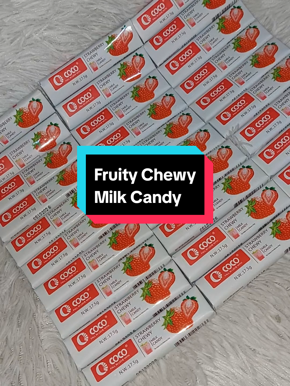 Fruity Chewy Milk Candy #milkcandy #chewycandy 