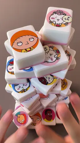 I became a heartthrob because of this game#mahjong #asmr #boardgames 