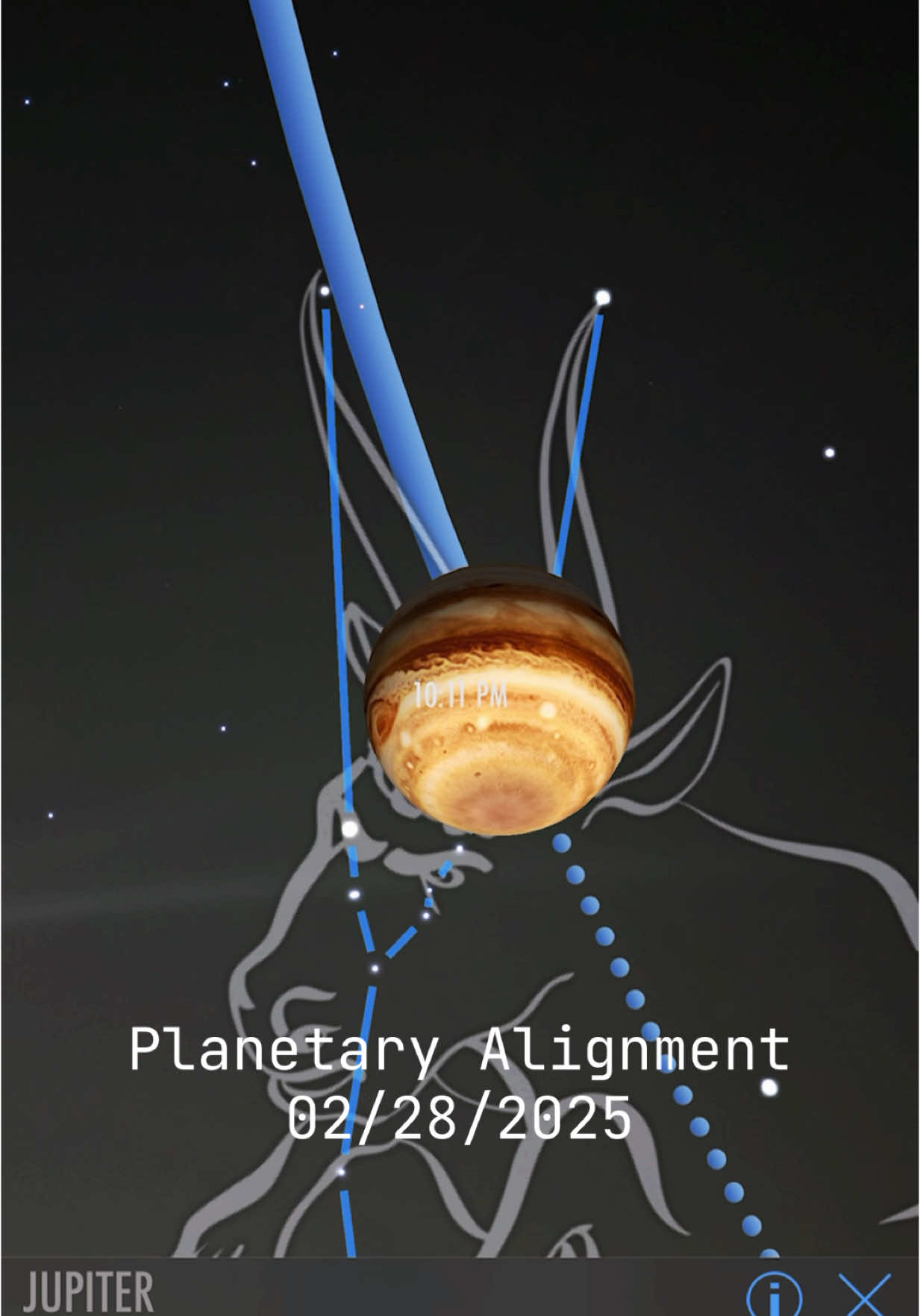 Alineación de planetas 02/28/2025 #constellation #planets #alineaciondeplanetas #planetaryalignment #constelaciones #marte #uranus #jupiter #saturn #planetaryparade #fyp #02282025 #nature #space #spacethings #nasa #karene135 #creatorsearchinsights #fyp 