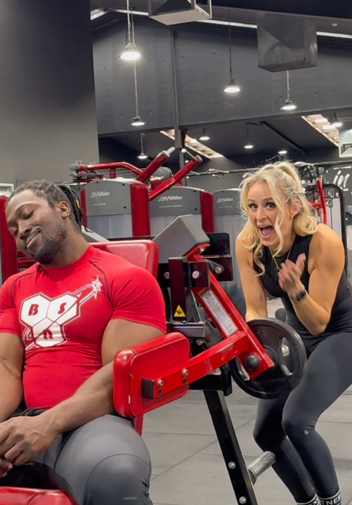 She got me good @Kaylanellaa my preworkout hadn’t kicked in @BSN Supplements #bsnsponsoredathlete #fyp 