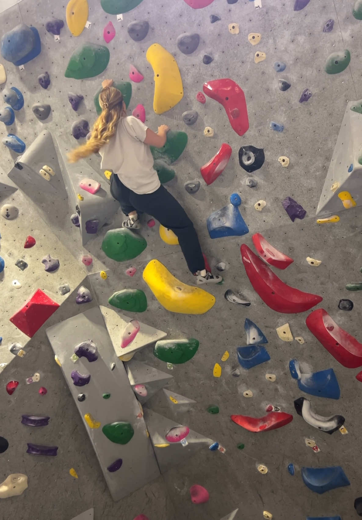 • day five • @Annelie Yoga #climbtok #boulderinggym 