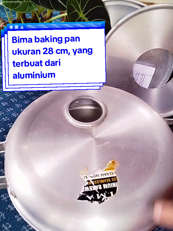 Unboxing Baking pan Bima ukuran 28 cm, aluminum ware,  terbuat dari aluminium yang tebal #bakingpan  #wonderpan #bima #Bakingpanukuran28cm 