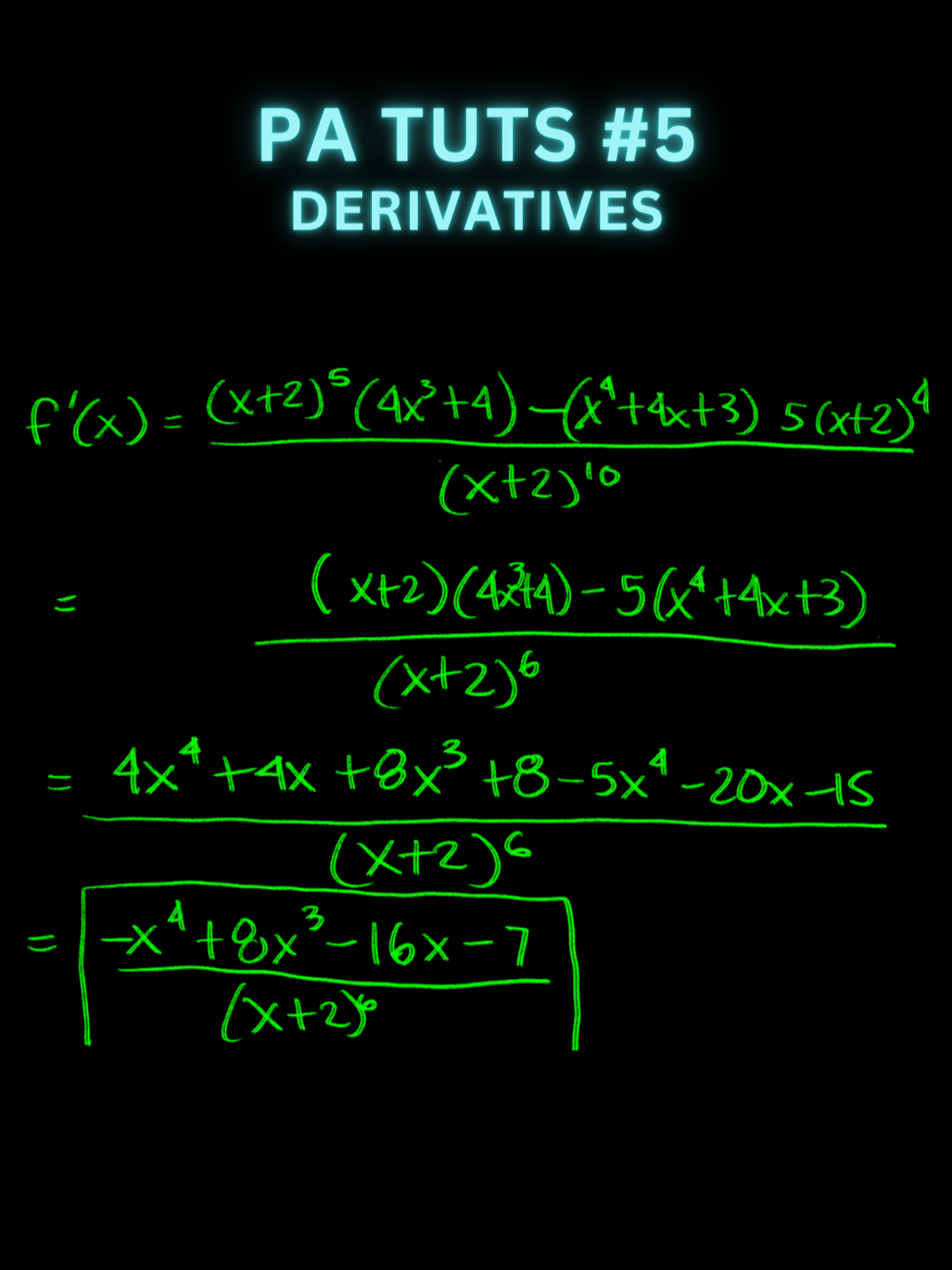 PA TUTS EP NO. 5 derivative problem bigay ni @yakedosoto #PA-TUTS #engineeringstudent #stemstudent #grade12 #calculus #derivatives #chainrule #powerrule   #usubstitution