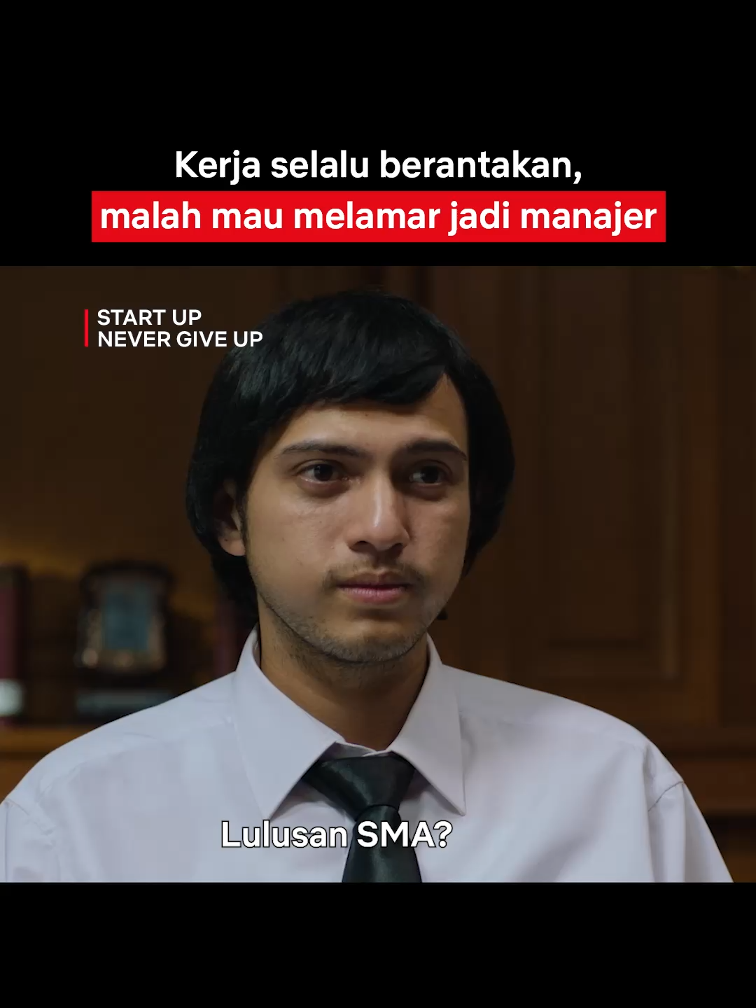 Bisa ke tahap interview aja udah prestasi ini mah 😅 #Netflix #StartUpNeverGiveUp #FilmIndonesia #RifkyBalweel #DausSeparo #Rekomendasi #FilmKomedi